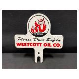 Westcott Oil Co. Metal Topper