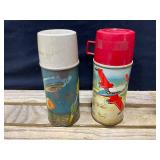 Thermos Brand Metal Thermos-2 in the Lot
