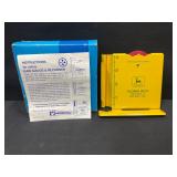 John Deere Metal Rain Gauge-NOS