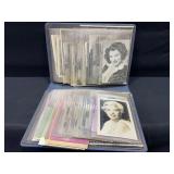 Black and White Hollywood Stars Postcards