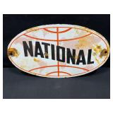 National Porcelain Sign