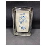 Falstaff Glass Paper Weight