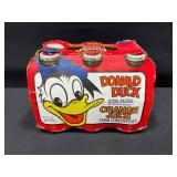 Donald Duck Orange Juice Glass Bottles & Carrier