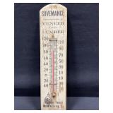 Sovemance Veneer and Lumber Wooden Thermometer
