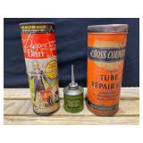 Sears Roebuck & Dapper Dan Warners Oil Cans