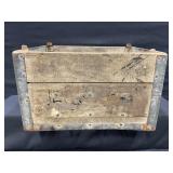 Heavy Wood & Metal Crate