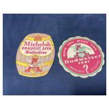 Michelob & Budweiser Coasters