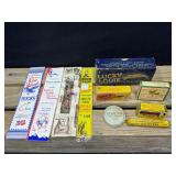 Fishing Lures, Hooks, Ammunition Box