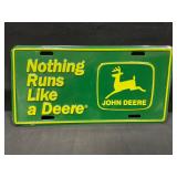John Deere License Plate