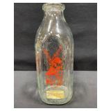 Mormon Dairy 1 Quart Milk Bottle