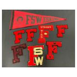 Forest Strawn Wing IL Varsity Jacket Letters