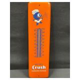 Orange Crush Metal Thermometer