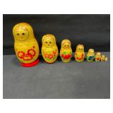 Russian Wooden Stacking Dolls