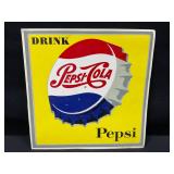 Pepsi Card Stock Sign