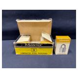 Master Steel Padlocks Box 6 Locks