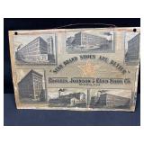 Star Brand Shoes Card Stock Sign