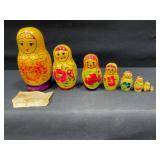Wooden Russian Stacking Dolls
