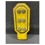 Railroad Marble Reflector Sign Component