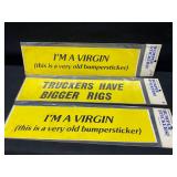 Novelty Bumper Stickers-NOS