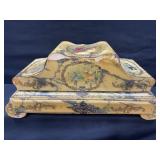 Faux Marble Trinket Box with Dresser Set