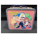 Raggedy Ann and Andy Metal Aladdin Lunchbox
