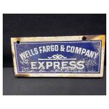 Wells Fargo & Company Express Porcelain Sign