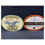 Anchor Brewing Metal Embossed Signs