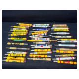 Vintage Advertising Bullet Pencils