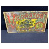 Vicorator Shampoo Tin Painted Sign