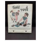 Tune Tote with Vintage 45 RPM Records