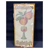 Oehmigens Apple Juice Sign