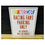 NASCAR Metal Sign