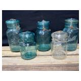 Ball Ideal Jars with Glass Lids & Bales