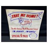 Bull Dog Malt Liquor Sign
