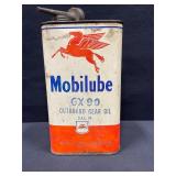 Mobilube Outboard Oil Can