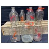 Vintage Milk Bottles