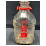 Hanson Dairy San Jose IL 2 Quart Milk Bottle