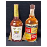 Hiram Walker & Imperial Cardboard Bar Displays
