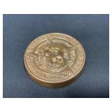 Bear Cat Crane by Byers Machine Co. Paperweight
