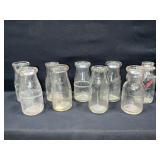 Vintage Half Pint Milk bottles