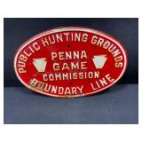 Pennsylvania Game Commission Boundary Marker