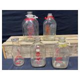 Vintage Milk Bottles