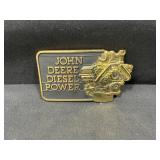 John Deere Diesel Power Belt Buckle