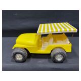 Baja Jeep Yellow Plastic Toy