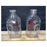 Willow Farm & Guernsey Milk Bottles