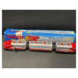 Wind-Up Express Tin Train with Box Made in Japan