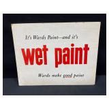 Wards Paint Card Stock Sign