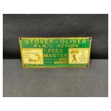 Stover-Oliver Feed Master Metal Emblem