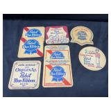 Pabst Blue Ribbon Beer Coasters