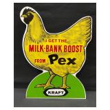 Kraft Metal Embossed Sign